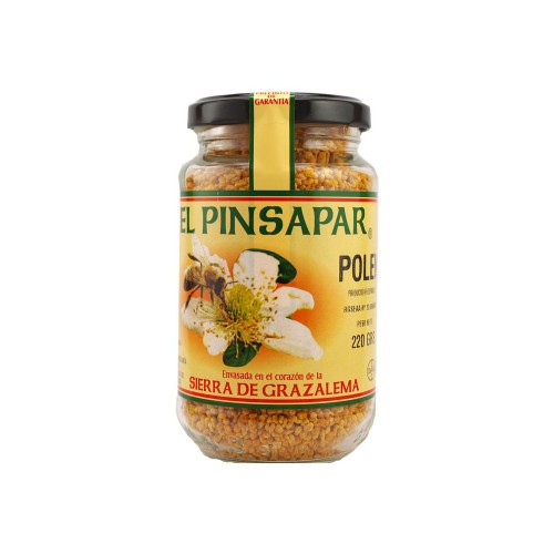 Polen de abejas y flores silvestres