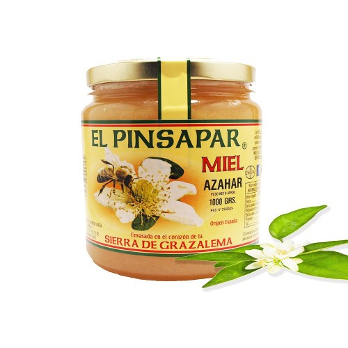 Miel de azahar con flor de naranjo